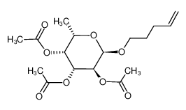 1-O-(4-pentenyl) 2,3,4-tri-O-acetyl-α-L-fucopyranoside_676518-72-2
