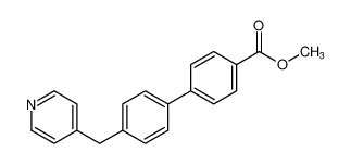 [1,1'-Biphenyl]-4-carboxylic acid, 4'-(4-pyridinylmethyl)-, methyl ester_676528-58-8