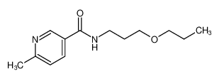 3-Pyridinecarboxamide, 6-methyl-N-(3-propoxypropyl)-_676533-57-6