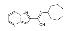 N-Cycloheptylpyrazolo[1,5-a]pyrimidine-2-carboxamide_676538-07-1