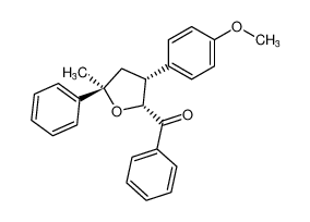 rel-((2R,3R,5R)-3-(4-methoxyphenyl)-5-methyl-5-phenyltetrahydrofuran-2-yl)(phenyl)methanone_676541-85-8