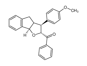 rel-((2R,3S,8bR)-3-(4-methoxyphenyl)-3,3a,4,8b-tetrahydro-2H-indeno[1,2-b]furan-2-yl)(phenyl)methanone_676542-01-1