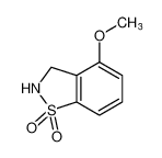1,2-Benzisothiazole, 2,3-dihydro-4-methoxy-, 1,1-dioxide_676543-39-8