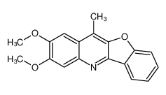 Benzofuro[3,2-b]quinoline, 2,3-dimethoxy-11-methyl-_676545-29-2