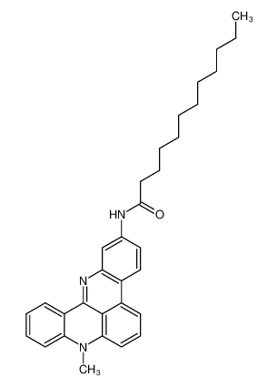 2-dodecanoylamido-8-methyl-8H-quino[4,3,2-kl]acridine_676556-75-5
