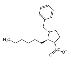 rel-(2R,3S)-1-benzyl-2-hexyl-3-nitropyrrolidine_676558-85-3