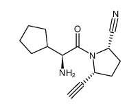 (2S,5R)-1-((S)-2-amino-2-cyclopentylacetyl)-5-ethynylpyrrolidine-2-carbonitrile_676562-15-5