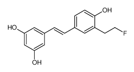 1,3-Benzenediol, 5-[(1E)-2-[3-(2-fluoroethyl)-4-hydroxyphenyl]ethenyl]-_676596-94-4