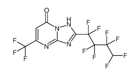 2-(1,1,2,2,3,3,4,4-octafluorobutyl)-5-(trifluoromethyl)-[1,2,4]triazolo[1,5-a]pyrimidin-7(1H)-one_676600-79-6