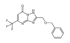2-((benzyloxy)methyl)-5-(trifluoromethyl)-[1,2,4]triazolo[1,5-a]pyrimidin-7(1H)-one_676600-83-2