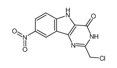 3-chloromethyl-6-nitro-2,9-dihydro-2,4,9-triazafluoren-1-one_676602-25-8