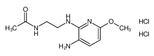N-(2-((3-amino-6-methoxypyridin-2-yl)amino)ethyl)acetamide dihydrochloride_676610-09-6