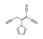 1-Propene-1,1,3-tricarbonitrile, 2-(1H-pyrrol-1-yl)-_676610-25-6
