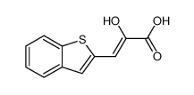 2-Propenoic acid, 3-benzo[b]thien-2-yl-2-hydroxy-, (2Z)-_676627-15-9