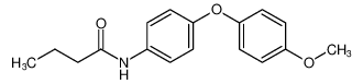 Butanamide, N-[4-(4-methoxyphenoxy)phenyl]- CAS:676656-37-4 manufacturer & supplier