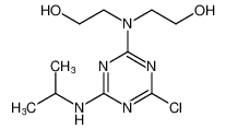 2,2'-((4-chloro-6-(isopropylamino)-1,3,5-triazin-2-yl)azanediyl)bis(ethan-1-ol)_67678-66-4