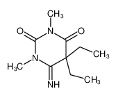 5,5-diethyl-6-imino-1,3-dimethyl-1,3-diazinane-2,4-dione_67678-85-7