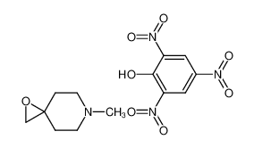 Picric acid; compound with 6-methyl-1-oxa-6-aza-spiro[2.5]octane_67686-00-4