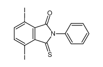 4,7-diiodo-2-phenyl-3-thioxo-2,3-dihydro-isoindol-1-one_67687-47-2