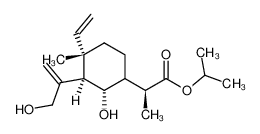 Isopropyl (11S)-6α,14-Dihydroxy-2,3-secoeudesma-1,3-dien-13-oate_67690-83-9