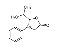 1,3-Oxarsolan-5-one, 2-(1-methylethyl)-3-phenyl-_67696-09-7