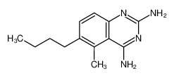 6-butyl-5-methyl-quinazoline-2,4-diamine_67697-11-4