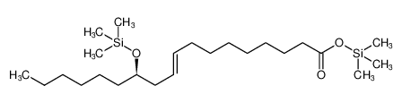trimethylsilyl (R,E)-12-((trimethylsilyl)oxy)octadec-9-enoate_677008-09-2