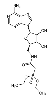 5'-deoxy-5'-[[(diethoxyphosphinyl)acetyl]amino]-adenosine_677025-69-3