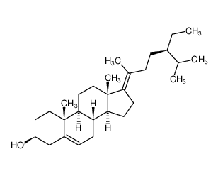(3S,8R,9S,10R,13S,14S,E)-17-((R)-5-ethyl-6-methylheptan-2-ylidene)-10,13-dimethyl-2,3,4,7,8,9,10,11,12,13,14,15,16,17-tetradecahydro-1H-cyclopenta[a]phenanthren-3-ol_67703-46-2
