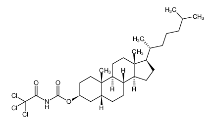 Cholestan-3-ol, (trichloroacetyl)carbamate, (3b,5b)-_67703-54-2