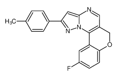 10-fluoro-2-(p-tolyl)-6H-chromeno[3,4-e]pyrazolo[1,5-a]pyrimidine_677030-69-2
