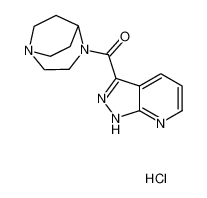(1,4-diazabicyclo[3.2.2]nonan-4-yl)(1H-pyrazolo[3,4-b]pyridin-3-yl)methanone hydrochloride_677033-06-6