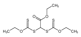 Acetic acid, bis[(ethoxythioxomethyl)thio]-, ethyl ester_67705-53-7