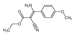 Ethyl-α-cyano-β-4'-methoxyphenyl-β-aminoacrylat_67710-35-4