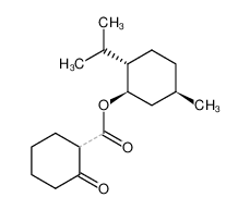 (1R,2S,5R)-(-)-menthyl 2-oxocyclohexanecarboxylate_67714-16-3