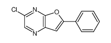 3-chloro-6-phenyl-furo[2,3-b]pyrazine_67718-17-6