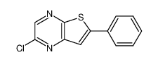 2-chloro-6-phenyl-thieno[2,3-b]pyrazine_67718-22-3