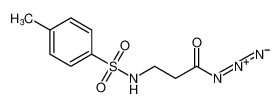 Propanoyl azide, 3-[[(4-methylphenyl)sulfonyl]amino]-_67721-42-0