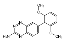 7-(2,6-Dimethoxy-phenyl)-benzo[1,2,4]triazin-3-ylamine_677297-92-6