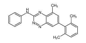 1,2,4-Benzotriazin-3-amine, 7-(2,6-dimethylphenyl)-5-methyl-N-phenyl-_677298-06-5