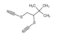 3,3-Dimethyl-1,2-bis(thiocyanato)butan_67730-22-7
