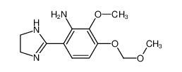 [6-(4,5-dihydro-1H-imidazol-2-yl)-2-methoxy-3-(methoxymethoxy)phenyl] amine_677335-35-2