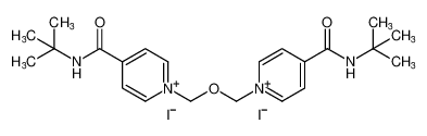 1,1'-(oxybis(methylene))bis(4-(tert-butylcarbamoyl)pyridin-1-ium) iodide_67736-42-9