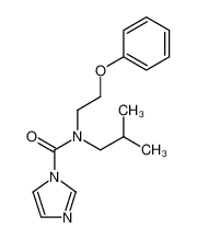 imidazole-1-carboxylic acid isobutyl-(2-phenoxy-ethyl)-amide_67742-74-9