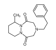 7-methyl-3-(2-phenylethyl)-2,4,7,8,9,10-hexahydropyridazino[1,2-a][1,2,5]triazepine-1,5-dione_67744-74-5