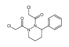1,2-bis-chloroacetyl-3-phenyl-hexahydro-pyridazine_67744-90-5