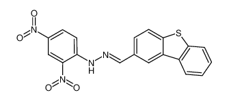 N-[1-Dibenzothiophen-2-yl-meth-(Z)-ylidene]-N'-(2,4-dinitro-phenyl)-hydrazine_67752-22-1