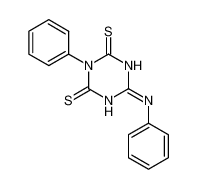 6-anilino-3-phenyl-1H-[1,3,5]triazine-2,4-dithione_67754-17-0