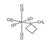 pentacarbonyl(1-methyl-1-silacyclobutan-1-yl)manganese(I)_67757-08-8