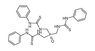 1,1',1'-((oxo-l5-phosphanetriyl)tris(methylene))tris(3-phenylthiourea)_67758-74-1